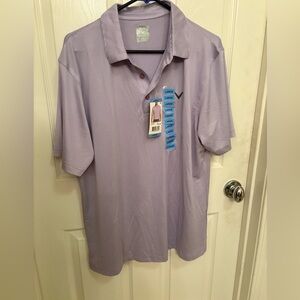 Callaway Men's Lavender Polo Shirt. Size Large